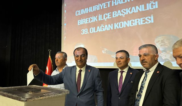 Birecik'te kongre heyecanı...
