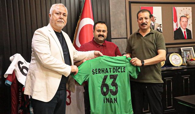 Urfaspor'dan Başkan İnan'a ziyaret