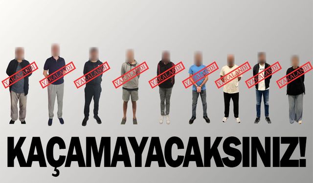 Kırmızı Bültenle Aranan 9 Suçlu Yurda Getirildi