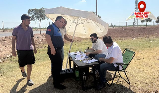 Yol kenarında sağlık raporu veriyorlardı!