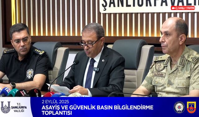 Vali Şıldak 1 aylık bilançoyu açıkladı