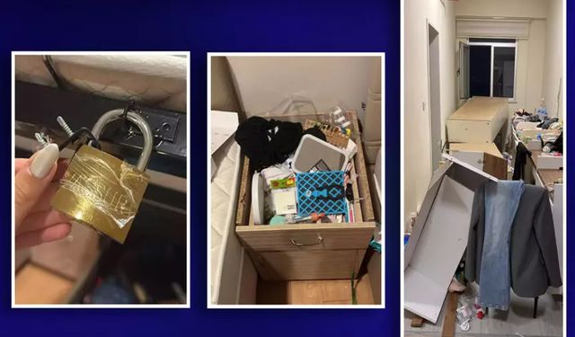 Kız yurdunda iğrenç görüntüler!