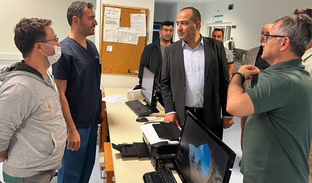 Müdür Berk'ten gece denetimi