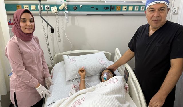 Akciğerine toplu iğne kaçan kadına hayati müdahale