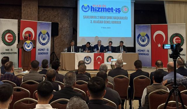 Urfa'da işçilerin sendika başkanı güven tazeledi