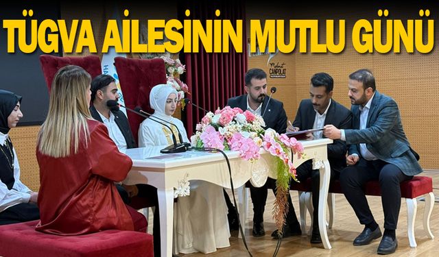 TÜGVA ailesinin mutlu günü