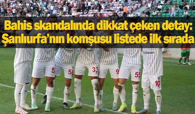 Şanlıurfa’nın komşusu 18 futbolcusuyla ilk sırada!