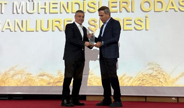 Şanlıurfa'da, Ziraat Mühendislerine 25. Yıl Onur Plaketi