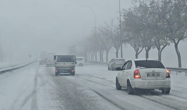 Şanlıurfa’da Kar Etkisini Gösteriyor