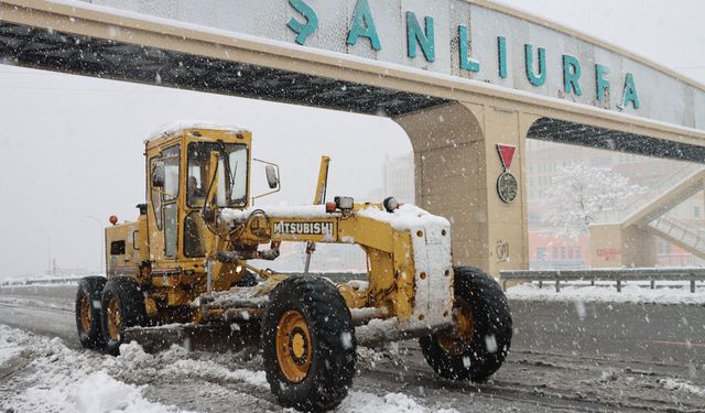 Urfa’ya kar uyarısı!