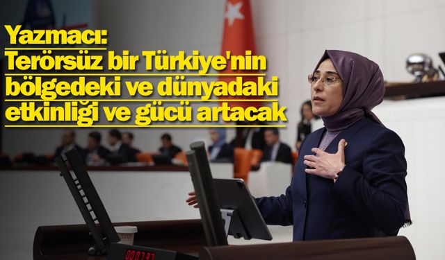 Milletvekili Yazmacı meclis kürsüsünde konuştu