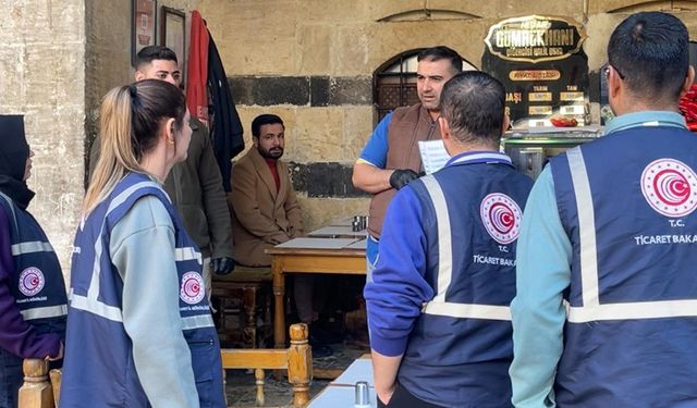 Urfa'da yılbaşı öncesi yoğun mesai