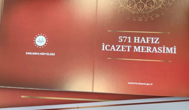 Urfa İcazet Programına Hazırlanıyor