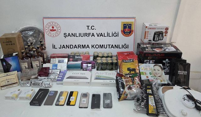 Suruç’ta Kaçakçılık Operasyonu: Çok Sayıda Kaçak Ürün Ele Geçirildi