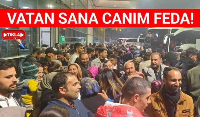 Kınalı kuzular vatan görevi için yola çıktı