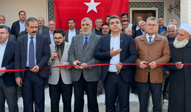 Bozova'daki cami yeniden ibadete açıldı