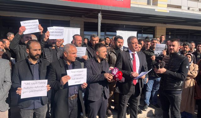 Vergi usul tebliği Urfa’da tepki çekti