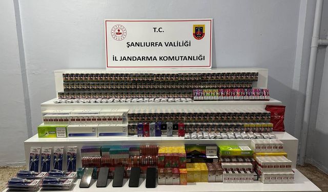 Viranşehir’de Kaçakçılık Operasyonu: Çok Sayıda Kaçak Ürün Ele Geçirildi