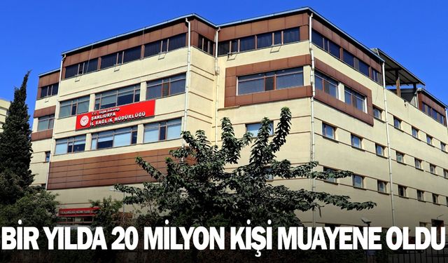 Şanlıurfa Sağlıkta Bölge Üssü Oldu