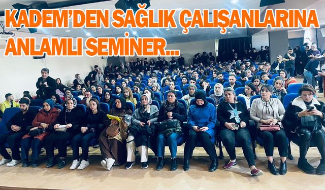 Konferans salonu doldu taştı!