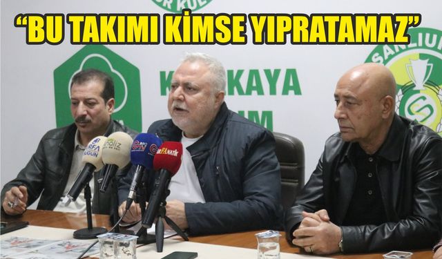 Şanlıurfaspor Başkanı Saraçoğlu’ndan Sert Mesajlar!