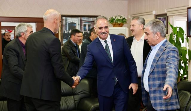 Başkan Kuş ensaf odası başkanlarını ziyaret etti