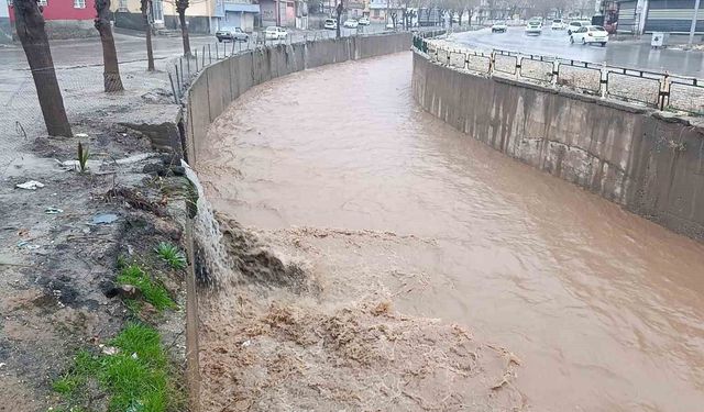 Şanlıurfa’da sağanak yağış etkili oluyor