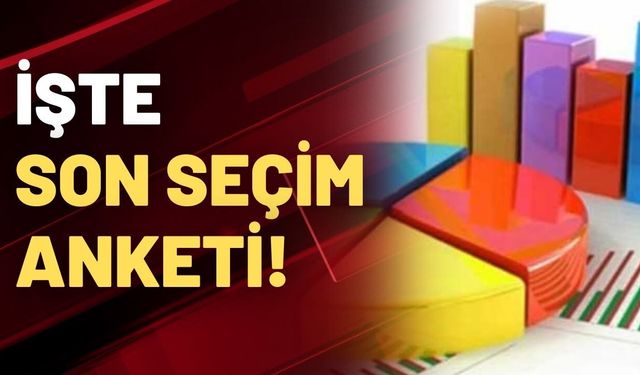 Son seçim anketinde çarpıcı sonuçlar....