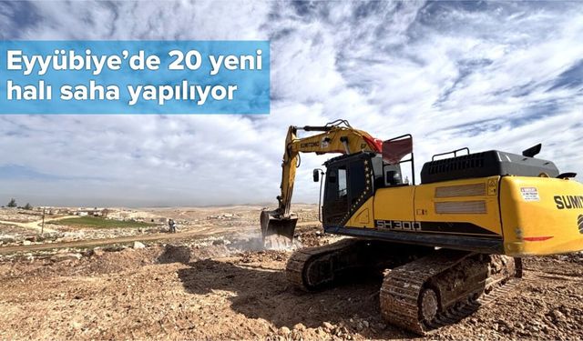 Eyyübiye'ye yeni halı sahalar yapılacak