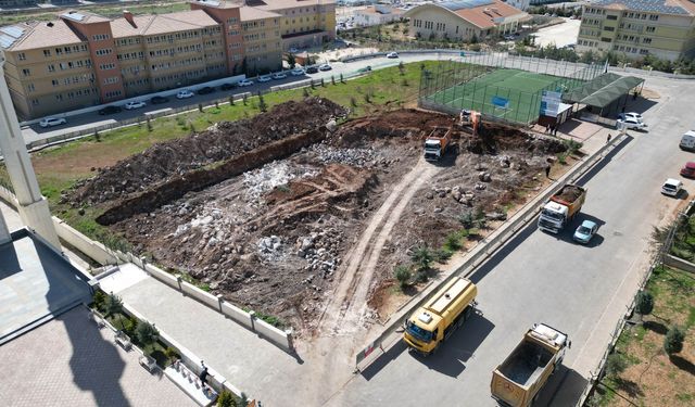 Haliliye'de bu kez farklı bir spor alanı inşa ediliyor