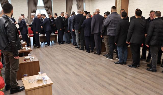 Şanlıurfa Ticaret Borsası'nda da bayramlaşma heyecanı vardı