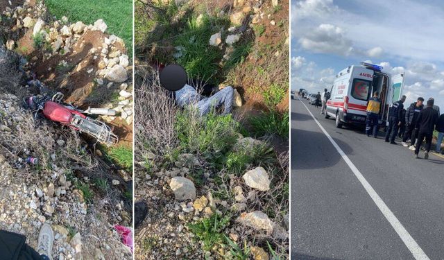 Urfa'da feci kaza: motosikletli sürücü hayatını kaybetti