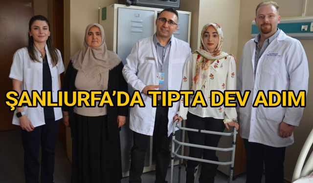 Şanlıurfa’da Bir İlk: Genç Hastanın Kalçasına Damarlı Kemik Nakli Yapıldı