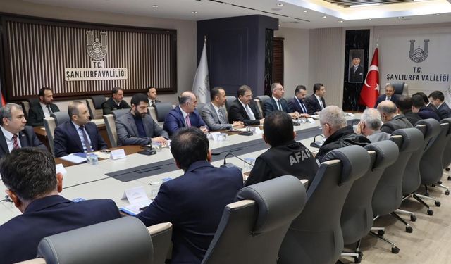 Şanlıurfa’da sel sonrası kritik toplantı