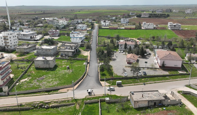 Şanlıurfa’da modern grup yolunda asfalt çalışmaları tamamlandı