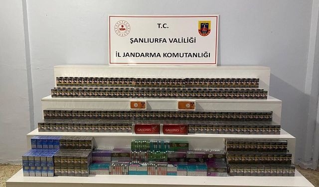 Şanlıurfa’da kaçak ticaretine büyük darbe