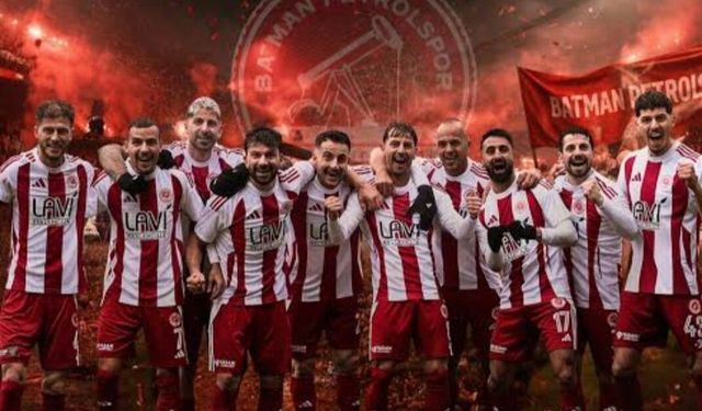 Batman Petrolspor 24 yıllık rüyayı gerçekleştirdi