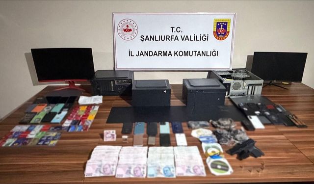 Şanlıurfa’da dev baskın: Dolandırıcılık şebekesine darbe