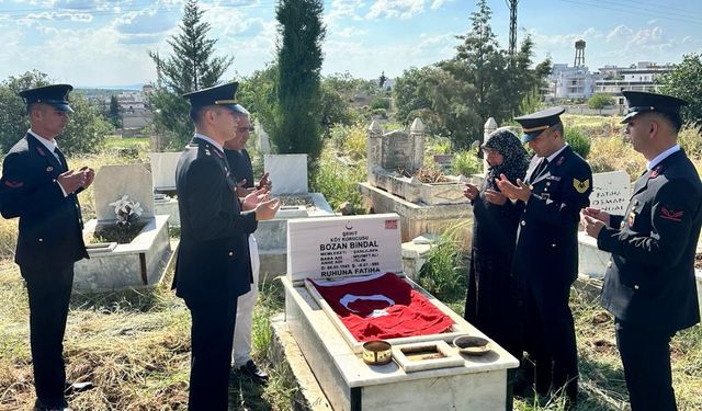 Jandarma, şehitleri ve ailelerini unutmadı