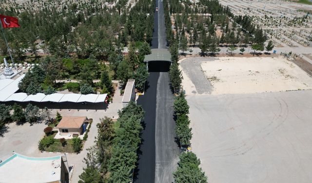Yeni Asri Aile Mezarlığı’nda ulaşım konforu artırıldı