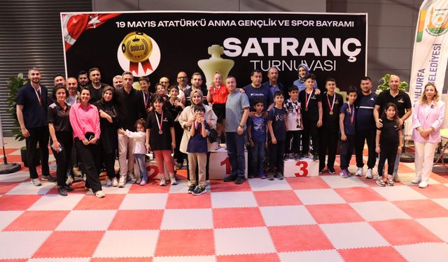 Urfa’da geleceğin satranç ustaları ödüllendirildi