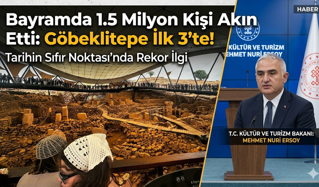 Bakan açıkladı! Göbeklitepe rekor kırdı