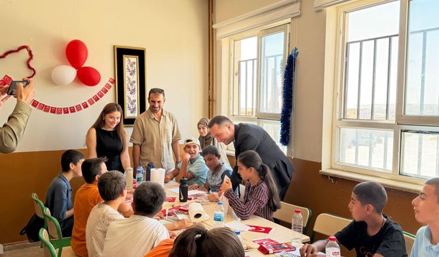 Kaymakam Korkmaz'dan eğitim yılı sonu etkinliğine destek