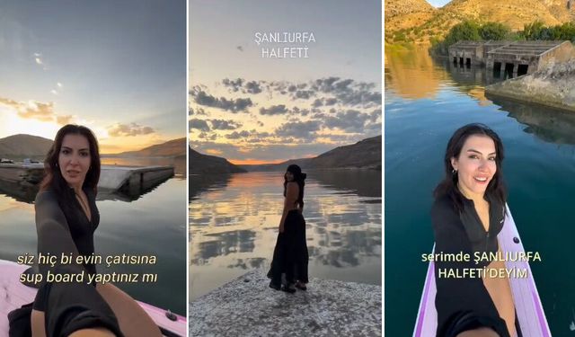 HALFETİ'NİN EŞSİZ GÜZELLİĞİ SUP BOARD ÜZERİNDEN TANITILDI