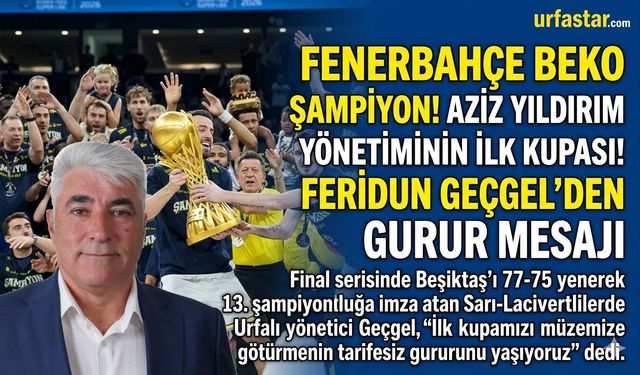 Feridun Geçgel’den şampiyonluk mesajı