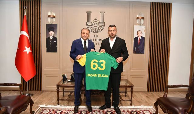 Şanlıurfaspor Yönetiminden Vali Hasan Şıldak’a Makam Ziyareti