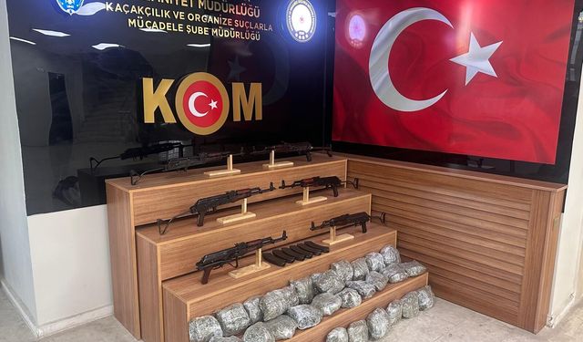 Şanlıurfa’da operasyon: Cephanelik ve uyuşturucu stoku ortaya çıkarıldı