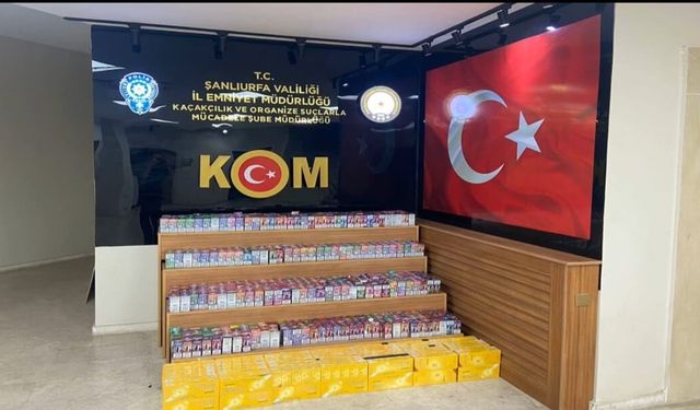 Piyasaya sürülecekti: 1,5 milyon TL’lik kaçak ürün yakalandı