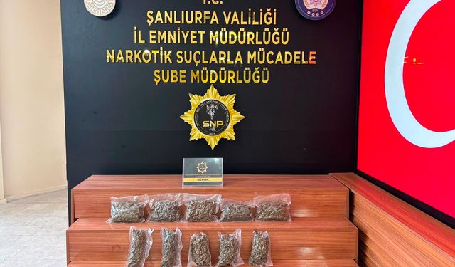 Urfa’da narkotik operasyonu: 2 gözaltı