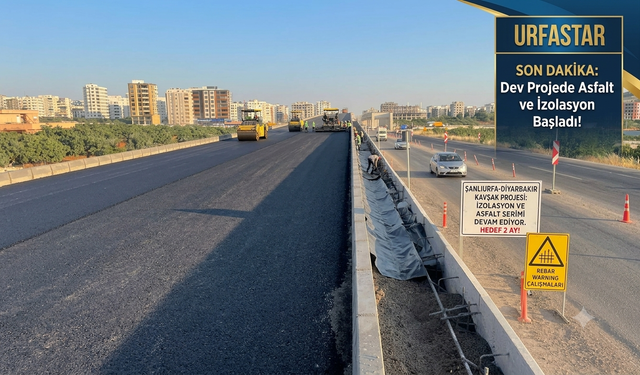 Urfa Diyarbakır yolundaki katlı kavşakta yeni gelişme